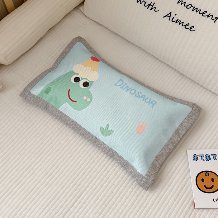 91家纺网 家纺一手货源 找家纺 （总）萌宝家纺  2026新款900D加密儿童冰丝枕套夏季A类冰藤枕头