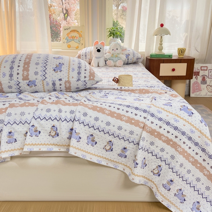 91家纺网 家纺一手货源 找家纺 （总）赛琳 2026新款泡芙纱床单系列单床单床单单件（有买家秀）