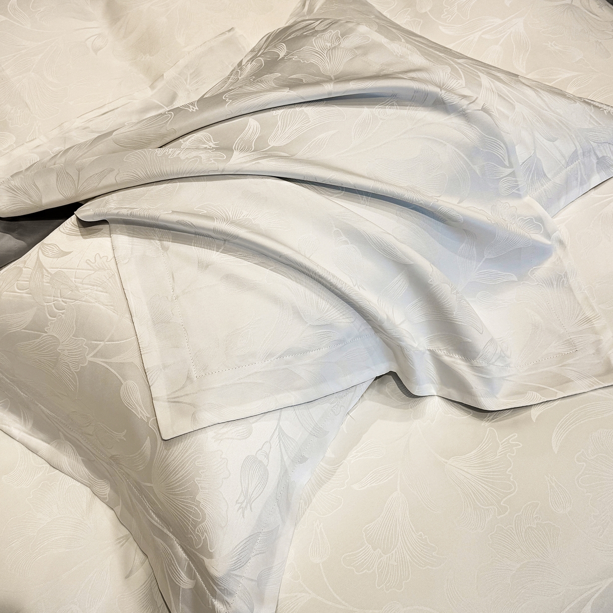 91家纺网 家纺一手货源 找家纺 （总）奥汀洛家纺 2026春夏新款水洗冰丝亮丝提花四件套