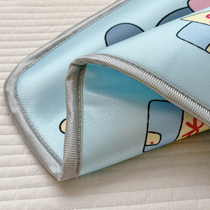 91家纺网 家纺一手货源 找家纺 （总）萌宝家纺  2026新款夏季凉感儿童冰丝枕套双面冰藤枕(新增花型）