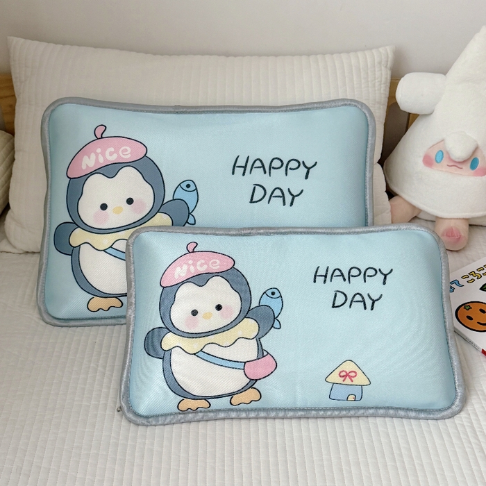 （总）萌宝家纺  2026新款夏季凉感儿童冰丝枕套双面冰藤枕(新增花型）