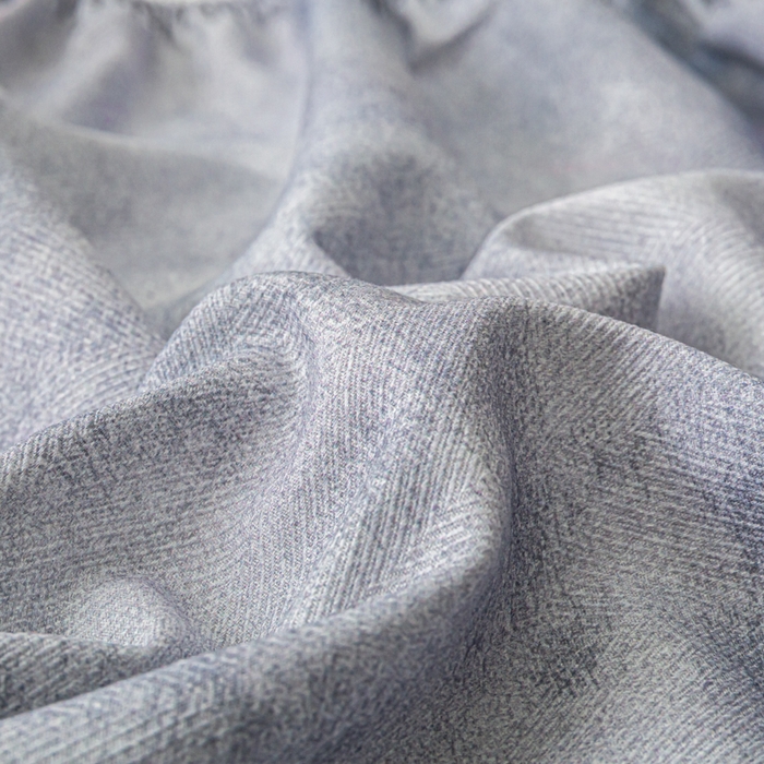 91家纺网 家纺一手货源 找家纺 爱彼家纺 2026新款A类纯棉提花老粗布床笠单件床笠三件套提花床笠-系列一 全棉提花-烟蓝石影