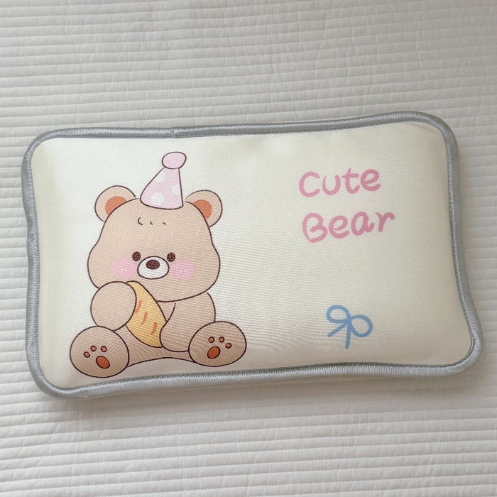 91家纺网 家纺一手货源 找家纺 萌宝家纺  2026新款夏季凉感儿童冰丝枕套双面冰藤枕(新增花型） 面包熊