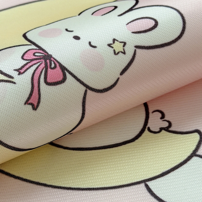 91家纺网 家纺一手货源 找家纺 萌宝家纺  2026新款夏季凉感儿童冰丝枕套双面冰藤枕(新增花型） 月亮兔