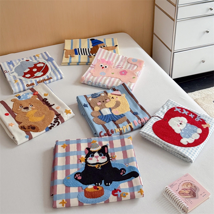 91家纺网 家纺一手货源 找家纺 （总）暖生活 2026春夏新款A类全棉纯棉老粗布床单三件套床单单件