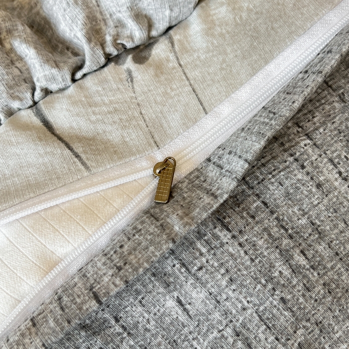 91家纺网 家纺一手货源 找家纺 赛琳 2026新款复古风亚麻原麻花边四件套（有买家秀） 秘境烟雨