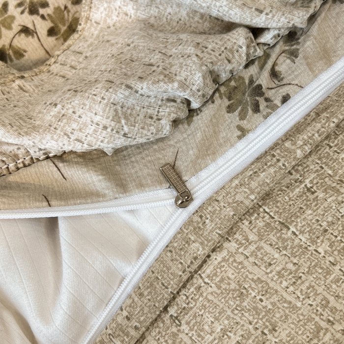 91家纺网 家纺一手货源 找家纺 赛琳 2026新款复古风亚麻原麻花边四件套（有买家秀） 秋风瑟瑟