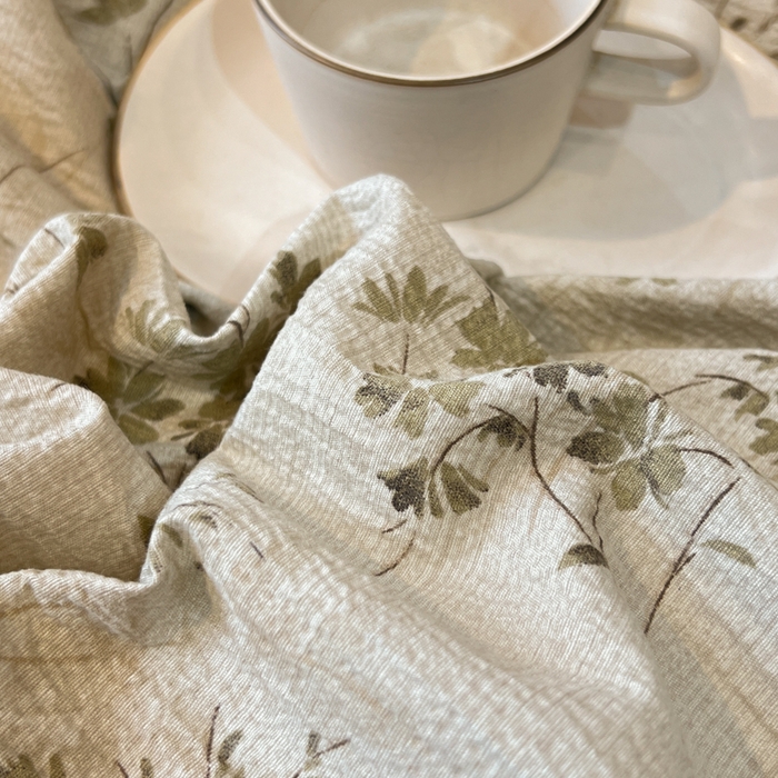 91家纺网 家纺一手货源 找家纺 赛琳 2026新款复古风亚麻原麻花边四件套（有买家秀） 秋风瑟瑟