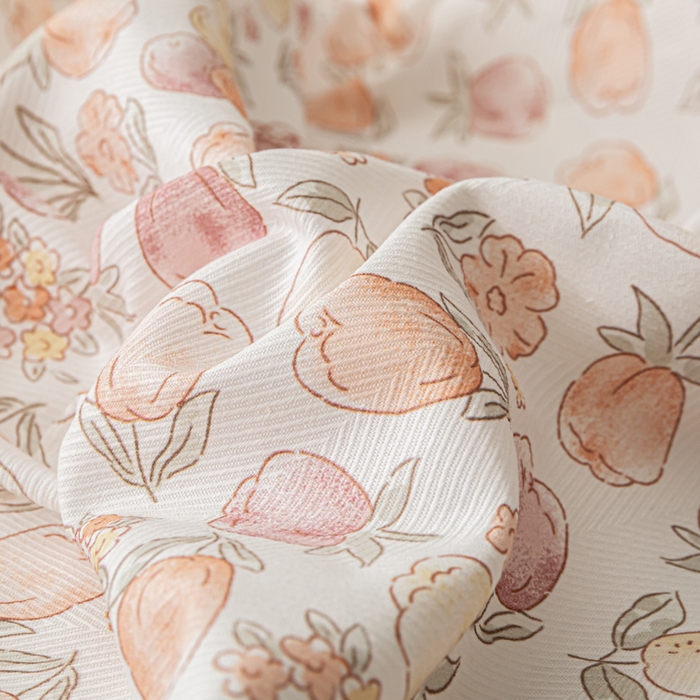 91家纺网 家纺一手货源 找家纺 爱彼家纺 2026新款A类纯棉提花老粗布床笠单件床笠三件套提花床笠-系列一 全棉提花-07蜜柚暖粉