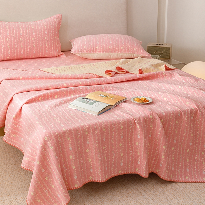 91家纺网 家纺一手货源 找家纺 （总）悦然毛巾被 2026新款三层纱全棉纱布毛巾被盖毯夏被床单夏凉被空调被