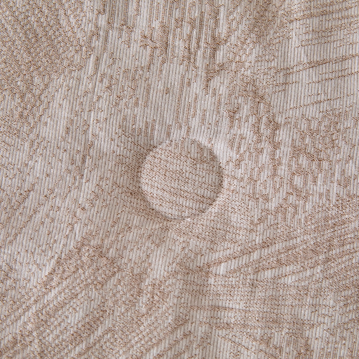 91家纺网 家纺一手货源 找家纺 一加一 2026新款全棉纯棉三层纱色织提花大豆夏被四件套-云棉肌理 凯撒-卡其