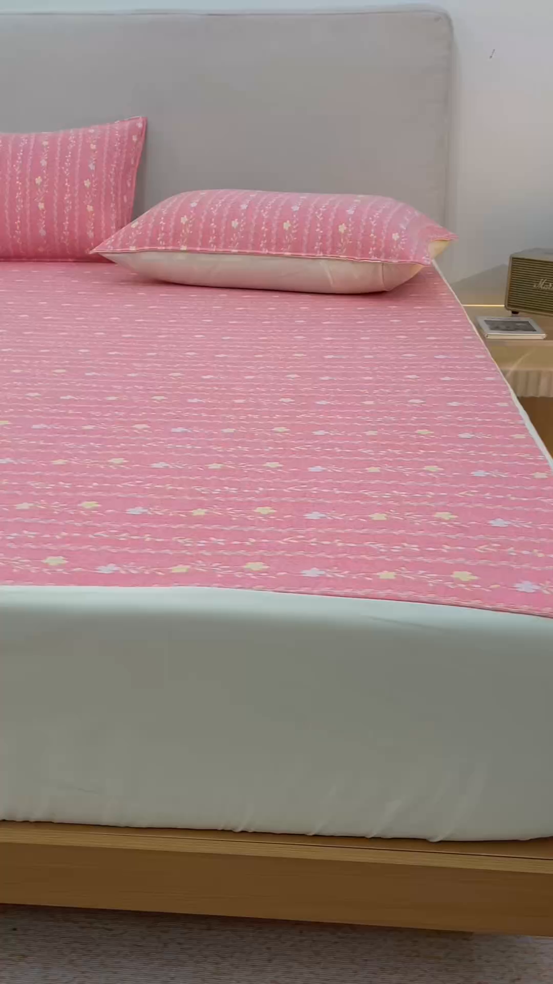 91家纺网 家纺一手货源 找家纺 （总）悦然毛巾被 2026新款水洗三层纱布全棉床笠套件床单夹棉床罩A类单床笠床笠单件