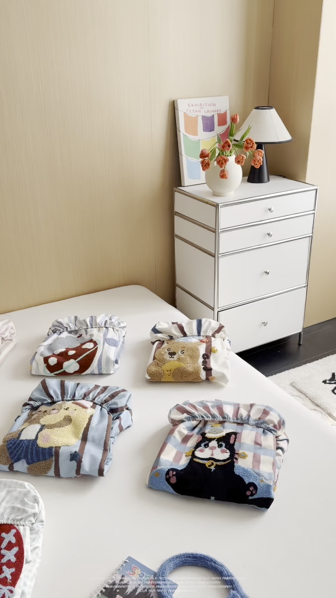 91家纺网 家纺一手货源 找家纺 （总）暖生活 2026春夏新款A类全棉纯棉老粗布床笠三件套床笠单件