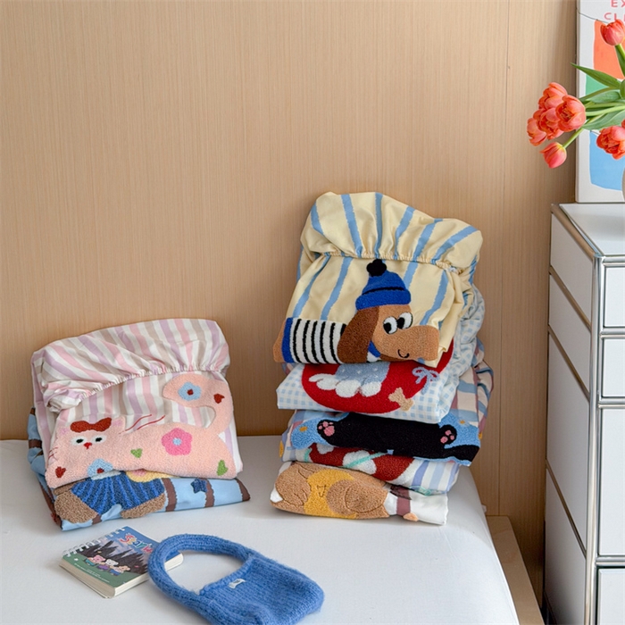 91家纺网 家纺一手货源 找家纺 （总）暖生活 2026春夏新款A类全棉纯棉老粗布床笠三件套床笠单件