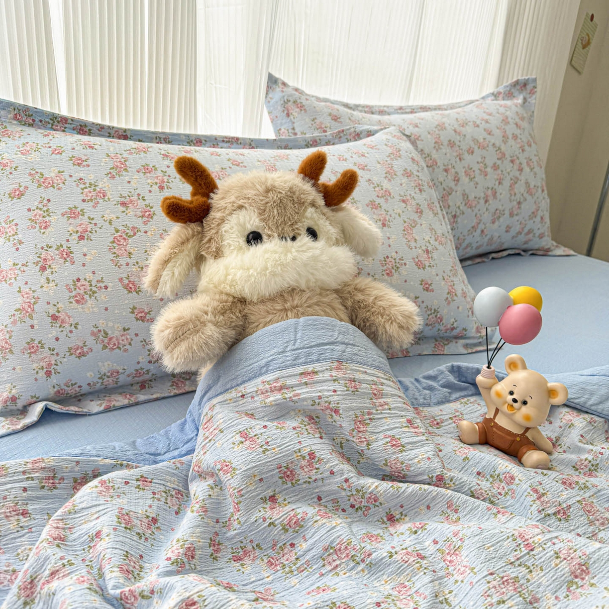 91家纺网 家纺一手货源 找家纺 （总）蓝冰家纺 2026新款a类泡芙双层纱大豆夏被夏凉被空调被夏被四件套