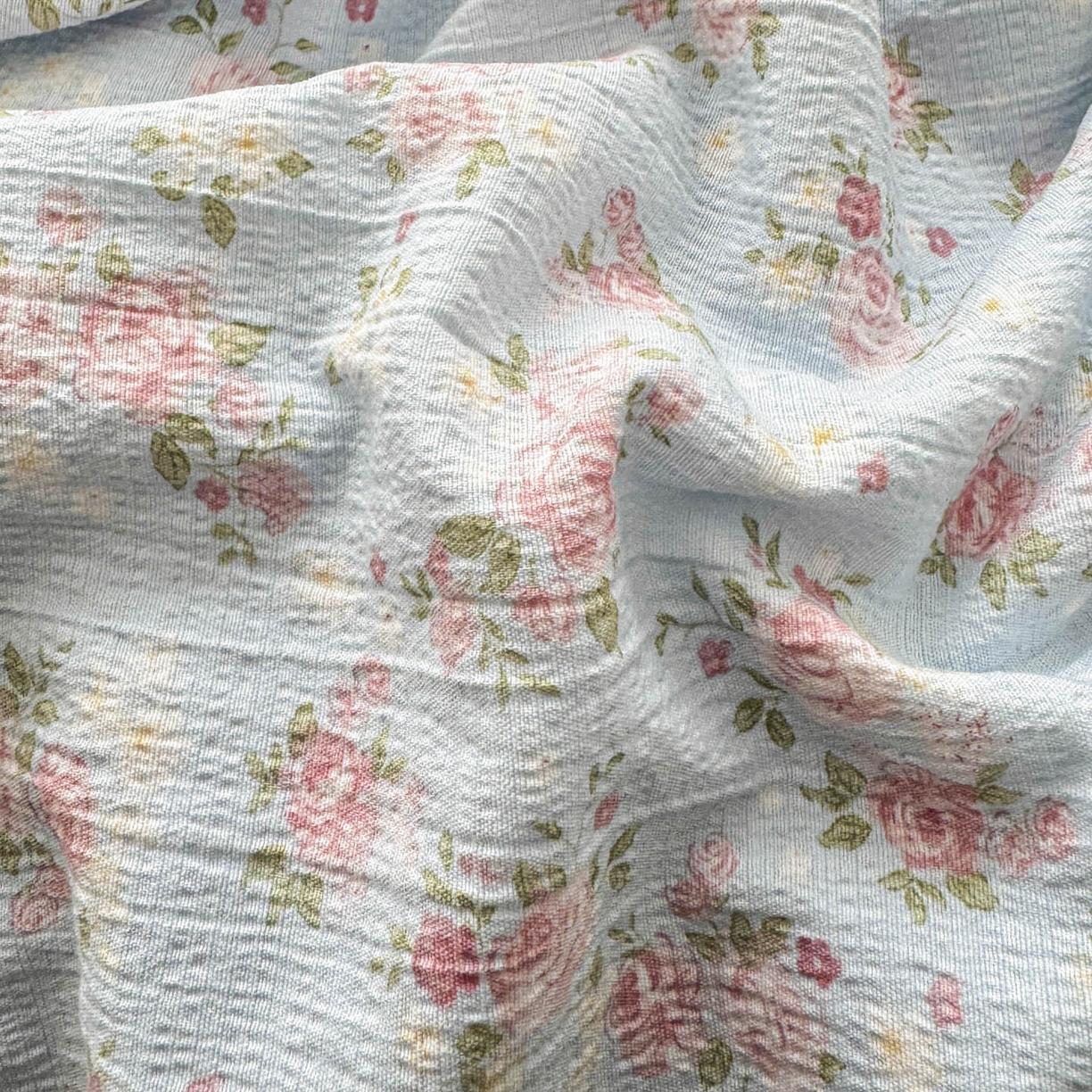 91家纺网 家纺一手货源 找家纺 蓝冰家纺 2026新款a类泡芙双层纱大豆夏被夏凉被空调被夏被四件套 泡芙-花开富贵