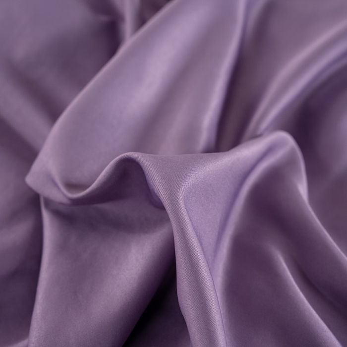 91家纺网 家纺一手货源 找家纺 畅畅家纺 2026新款水洗天丝纯色刺绣四件套床品套件 初夏雾霾紫