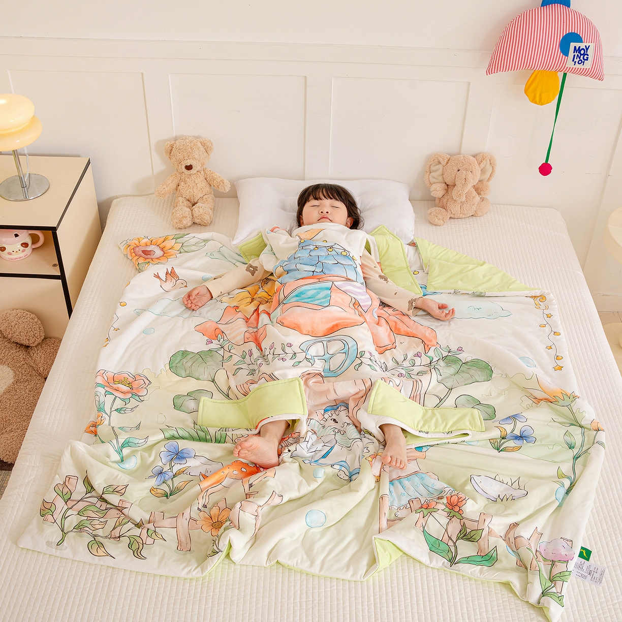 91家纺网 家纺一手货源 找家纺 （总）十九色 2026新款数码大版锦氨凉感防踢被拥抱被夏凉被夏被空调被