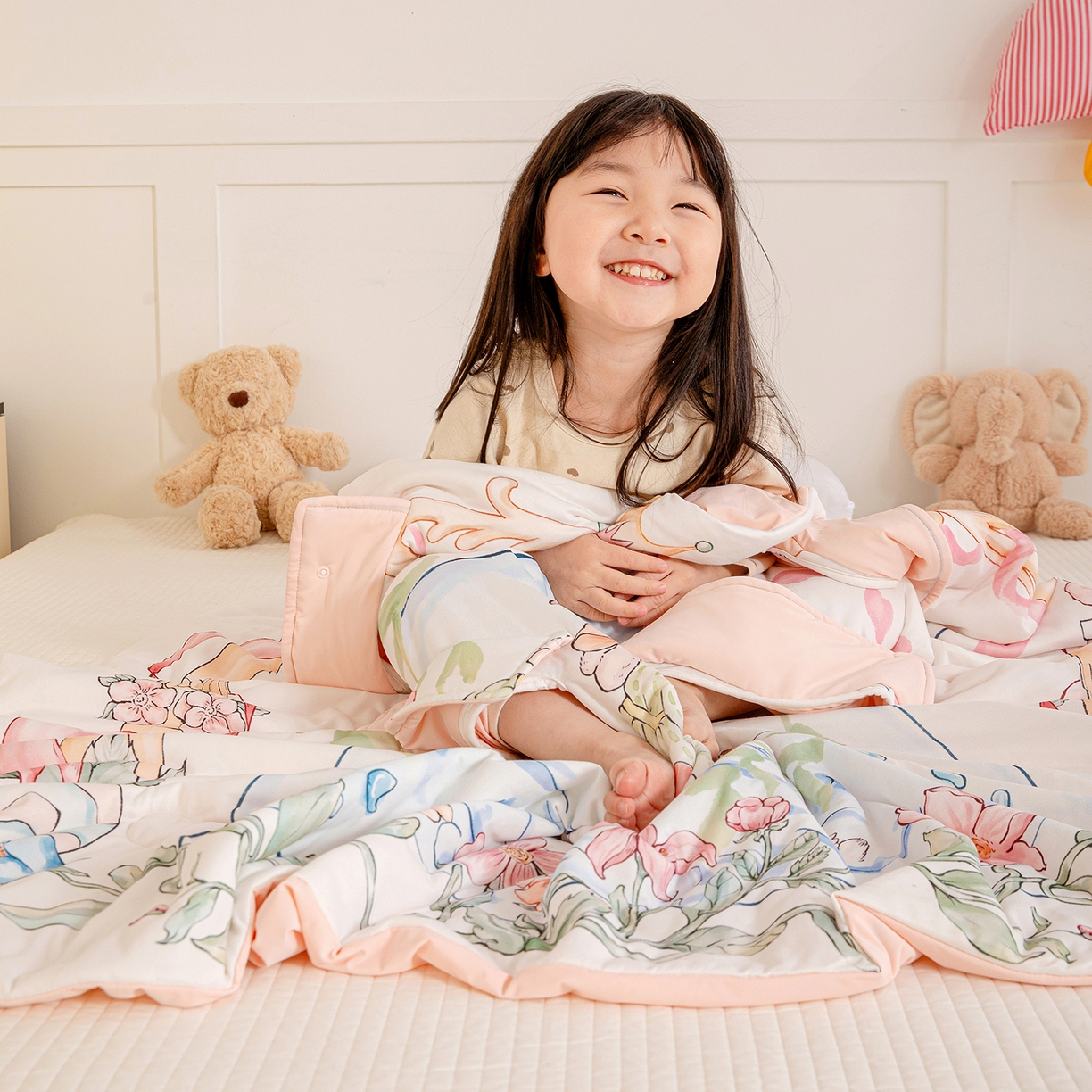 91家纺网 家纺一手货源 找家纺 十九色 2026新款数码大版锦氨凉感防踢被拥抱被夏凉被夏被空调被 流沙寄梦