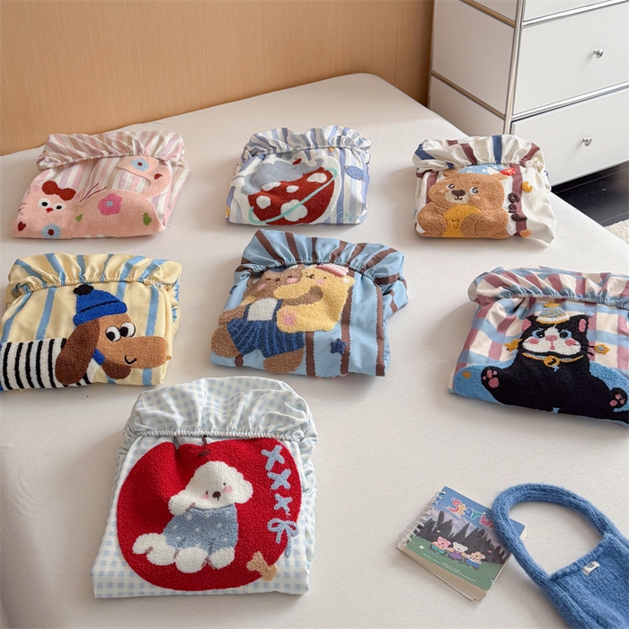 91家纺网 家纺一手货源 找家纺 （总）暖生活 2026春夏新款A类全棉纯棉老粗布床笠三件套床笠单件