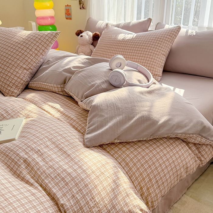 91家纺网 家纺一手货源 找家纺 （总）网客家纺 2026新款软糯云朵棉水洗棉四件套