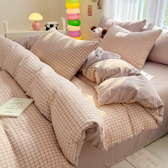 91家纺网 家纺一手货源 找家纺 （总）网客家纺 2026新款软糯云朵棉水洗棉四件套