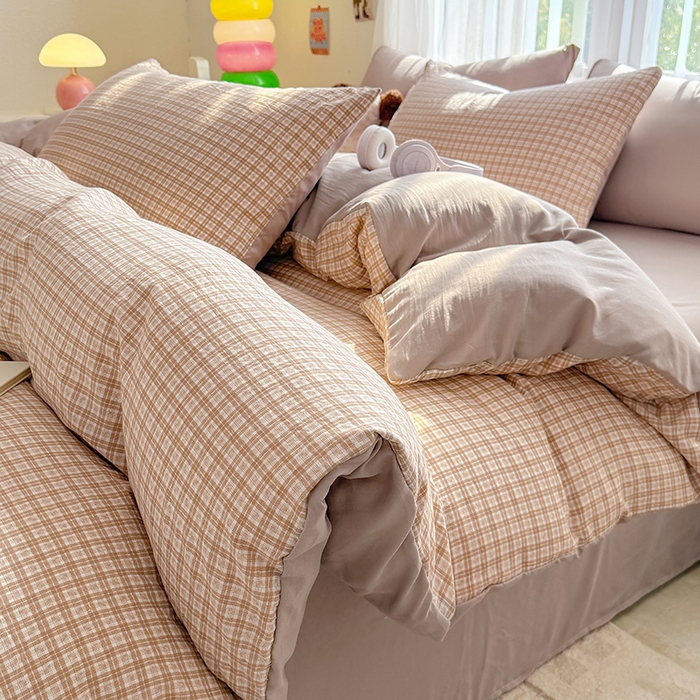 91家纺网 家纺一手货源 找家纺 （总）网客家纺 2026新款软糯云朵棉水洗棉四件套