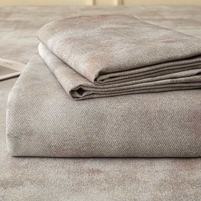 91家纺网 家纺一手货源 找家纺 （总）爱彼家纺 2026新款纯棉提花A类新款老粗布夏季凉席单床单床单三件套-提花系列一