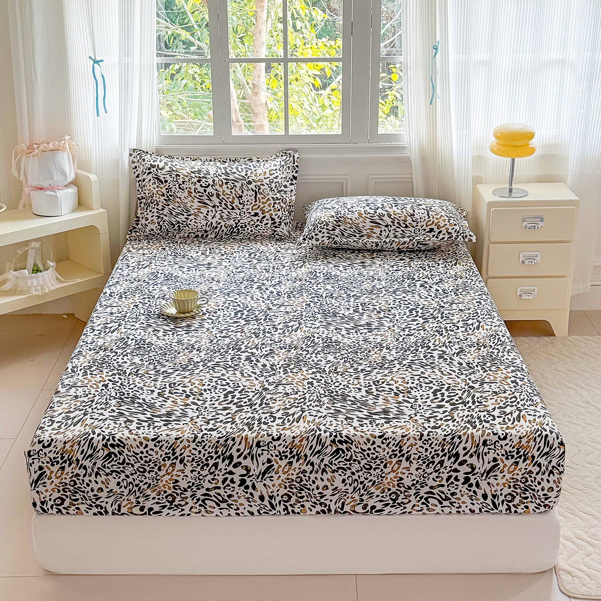 91家纺网 家纺一手货源 找家纺 （总）梵巢家纺 芦荟棉床笠单床笠，外贸跨境单床笠磨毛床笠印花床笠床笠三件套