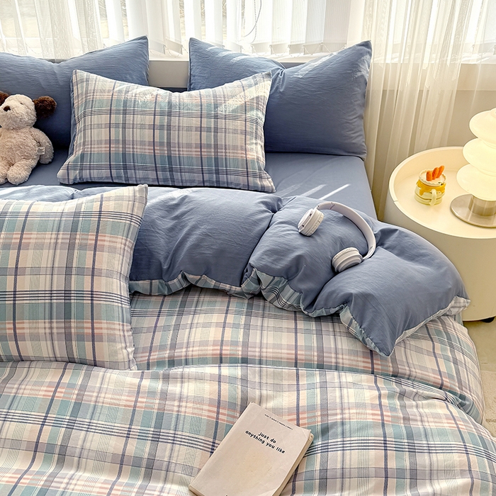 91家纺网 家纺一手货源 找家纺 （总）网客家纺 2026新款软糯云朵棉水洗棉四件套