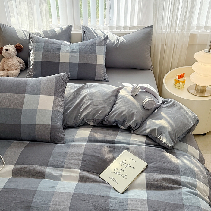 91家纺网 家纺一手货源 找家纺 （总）网客家纺 2026新款软糯云朵棉水洗棉四件套