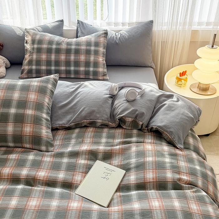 91家纺网 家纺一手货源 找家纺 （总）网客家纺 2026新款软糯云朵棉水洗棉四件套