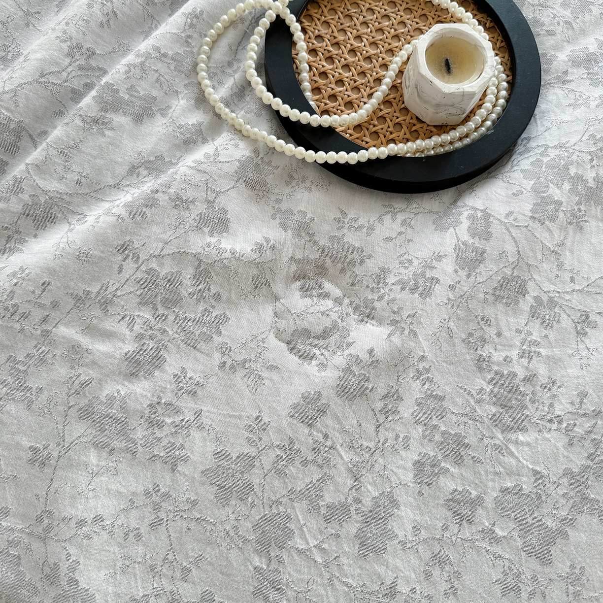 91家纺网 家纺一手货源 找家纺 薇玛仕 2026春夏新款全棉色织水洗棉三层纱夏被新疆棉花夏凉被四件套里外全棉 包过检 雾灰花影