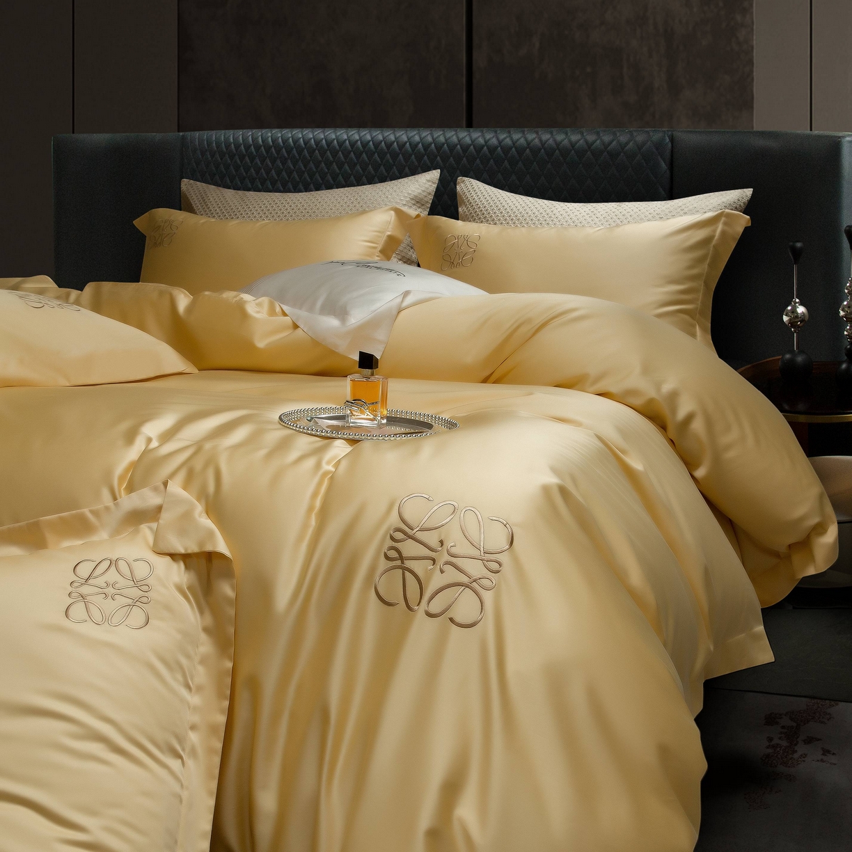 91家纺网 家纺一手货源 找家纺 （总）莱豫家纺 2026春夏新款100s兰精天丝绣花四件套