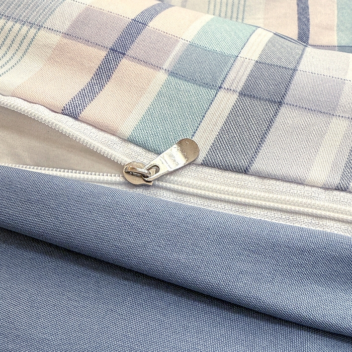 91家纺网 家纺一手货源 找家纺 网客家纺 2026新款软糯云朵棉水洗棉四件套 梦幻蓝