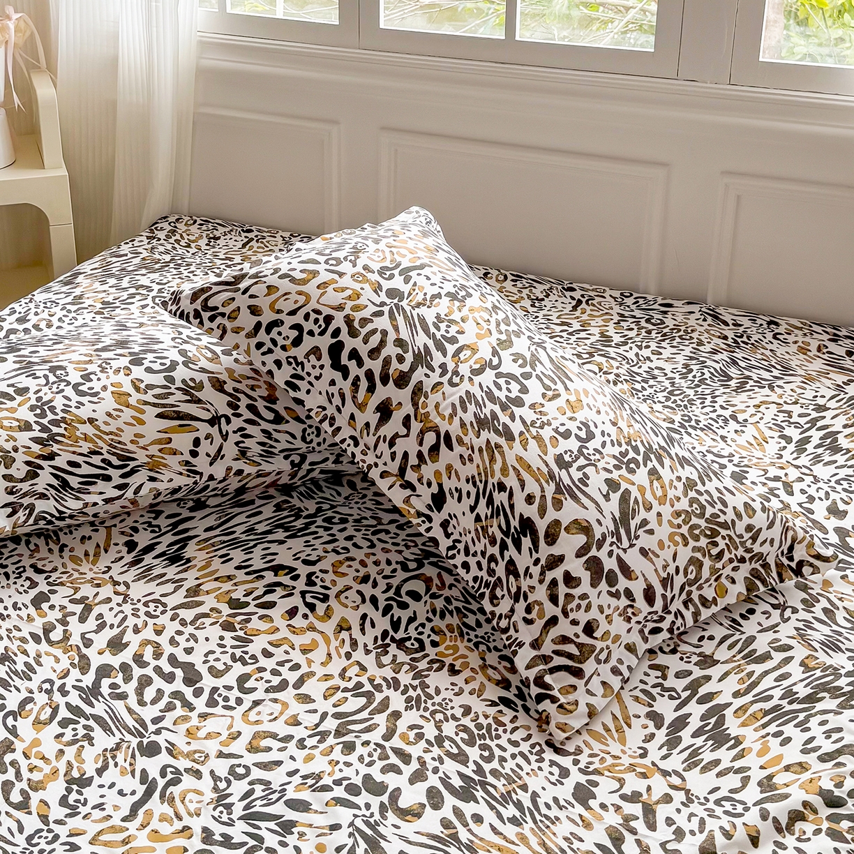 91家纺网 家纺一手货源 找家纺 梵巢家纺 芦荟棉床笠单床笠，外贸跨境单床笠磨毛床笠印花床笠床笠三件套 虎虎生威