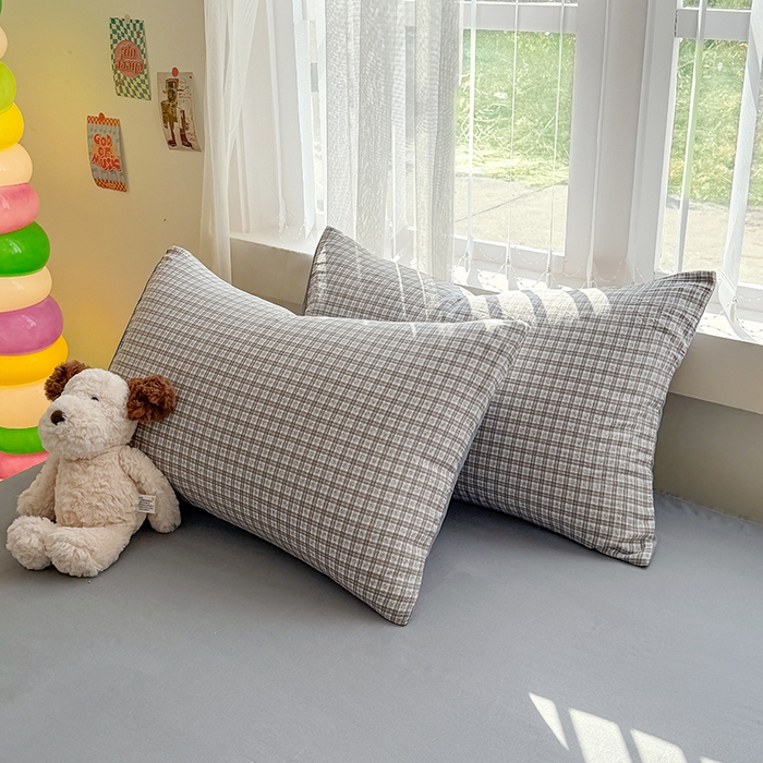 91家纺网 家纺一手货源 找家纺 网客家纺 2026新款软糯云朵棉水洗棉四件套 暮光