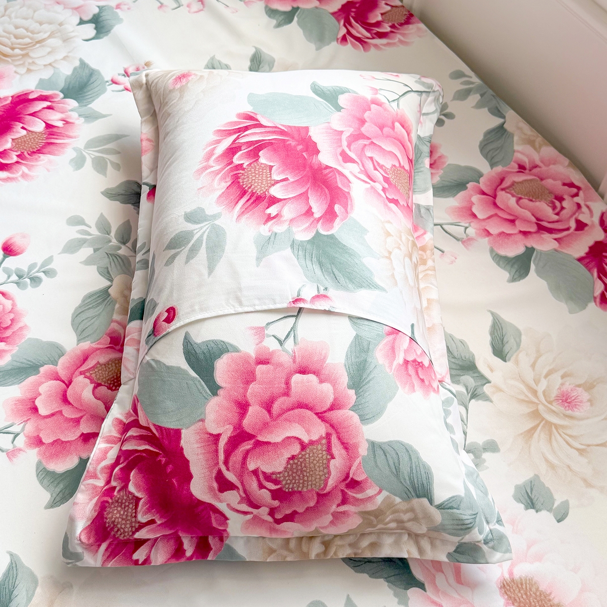 91家纺网 家纺一手货源 找家纺 梵巢家纺 芦荟棉三四件套，床单，被套，枕套化纤四件套 花开富贵