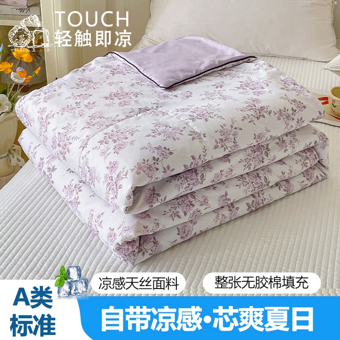 91家纺网 家纺一手货源 找家纺 （总）宜梦家居 2026新款A类凉感天丝夏被夏凉被空调被