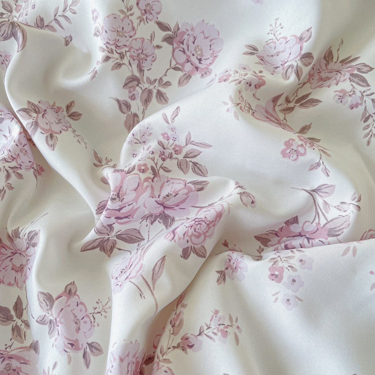 91家纺网 家纺一手货源 找家纺 宜梦家居 2026新款A类凉感天丝夏被夏凉被空调被 淡紫蔷薇