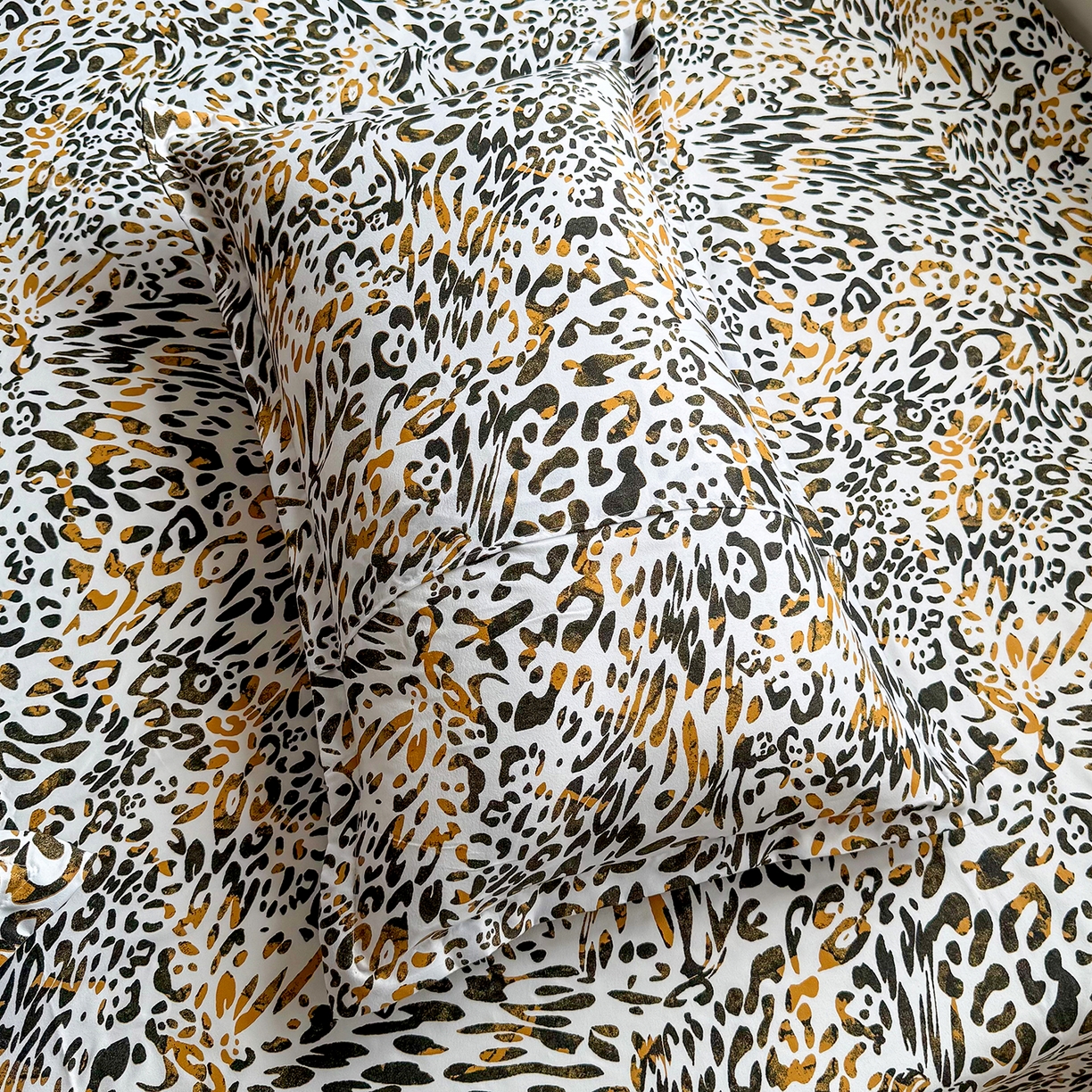 91家纺网 家纺一手货源 找家纺 梵巢家纺 2026新款加厚芦荟棉床单磨毛化纤床单 虎虎生威