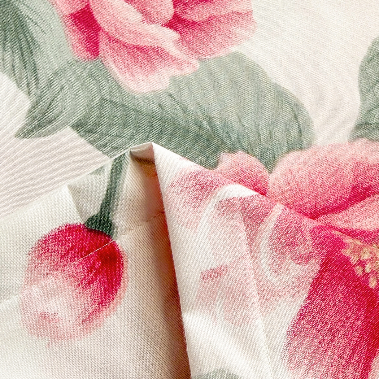 91家纺网 家纺一手货源 找家纺 梵巢家纺 2026新款加厚芦荟棉床单磨毛化纤床单 花开富贵