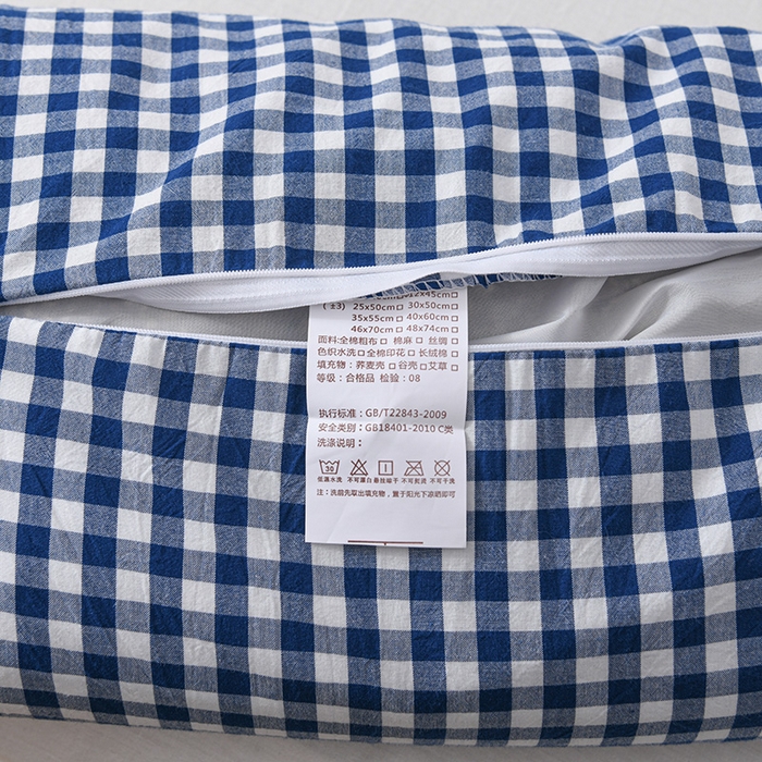 91家纺网 家纺一手货源 找家纺 （总）仁宇枕业 2026新款全棉纯棉色织水洗棉宫廷全荞麦枕头枕芯