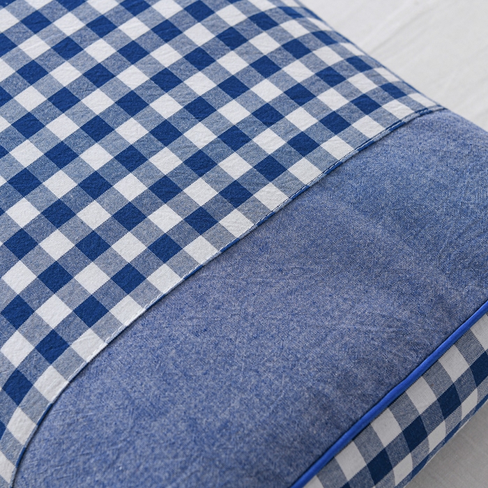 91家纺网 家纺一手货源 找家纺 （总）仁宇枕业 2026新款全棉纯棉色织水洗棉宫廷全荞麦枕头枕芯