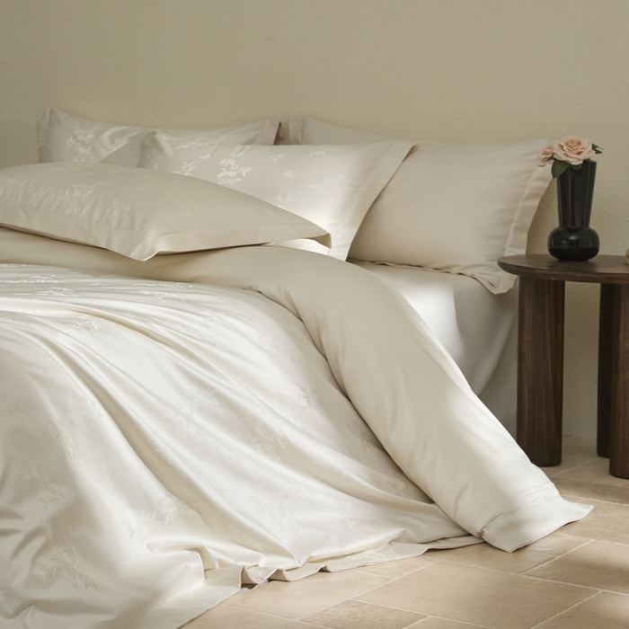 91家纺网 家纺一手货源 找家纺 （总）欧乐蒂 2026新款亲肤棉提花四件套竹影系列