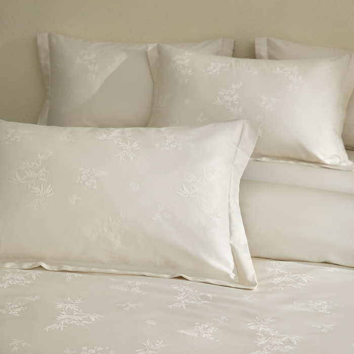 91家纺网 家纺一手货源 找家纺 （总）欧乐蒂 2026新款亲肤棉提花四件套竹影系列