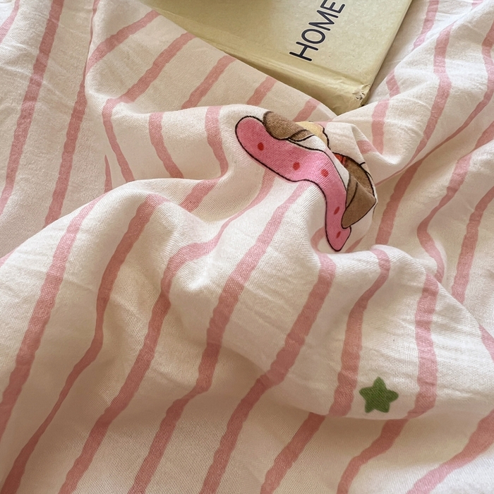 91家纺网 家纺一手货源 找家纺 苏羿家纺 2026春夏新款亲肤水洗棉印花夏被空调被夏凉被被子被芯 童年木马