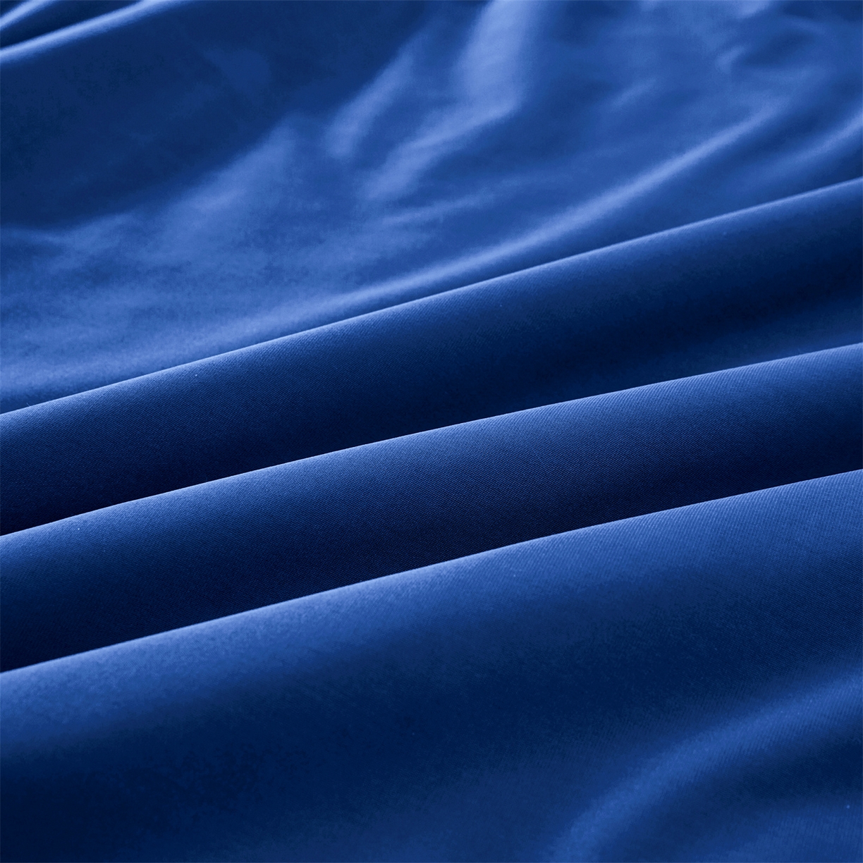 91家纺网 家纺一手货源 找家纺 雯豆家纺 2026春夏新品氨纶凉感床笠夹棉款床笠三件套床垫保护套 知夏-黛蓝