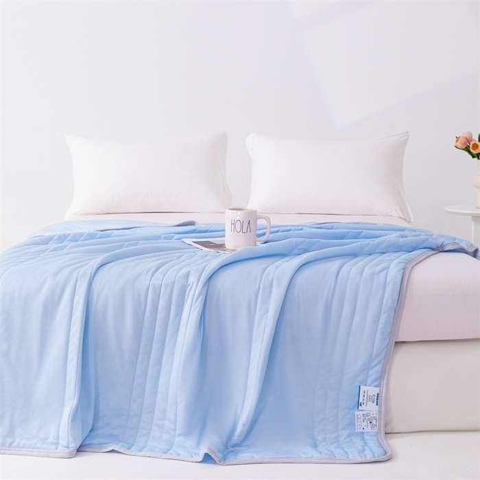 91家纺网 家纺一手货源 找家纺 （总）世爵家纺 2026新款凉感丝冰淇淋夏被纯色印花空调被直播跨境外贸爆款