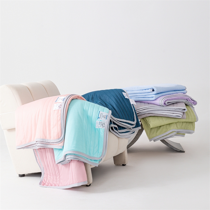 世爵家纺 2026新款凉感丝冰淇淋夏被纯色印花空调被直播跨境外贸爆款 组合